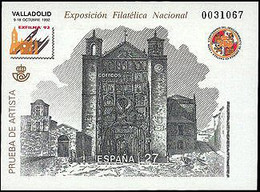 España Prueba De Lujo 027. Valladolid. 1992 - Blocs & Hojas