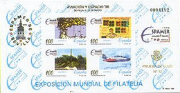 España Prueba De Lujo 059. Aviacion. 1996 - Blocs & Hojas