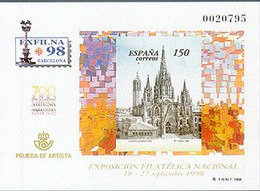 España Prueba De Lujo 066. Barcelona. 1998 - Blocs & Hojas