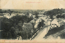 Contrexéville * Vue Générale Du Village * Ligne Chemin De Fer - Contrexeville