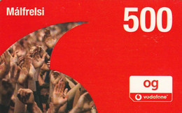 Iceland - Vodafone - Malfrelsi 500 - - Islandia
