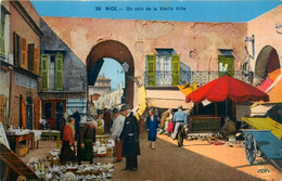 Nice * Un Marché Dans Un Coin De La Vieille Ville * Marchands Place - Vida En La Ciudad Vieja De Niza