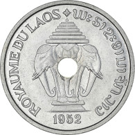 Monnaie, Lao, Sisavang Vong, 20 Cents, 1952, Paris, SUP+, Aluminium, KM:E2 - Laos