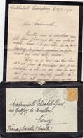 LETTRE DEUIL. LUXEMBOURG. 3 4 1930. 1 1/4 POUR NANCY - Covers & Documents