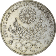 Monnaie, République Fédérale Allemande, 10 Mark, 1972, Hambourg, TTB, Argent - Commemorative