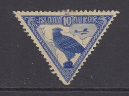 Iceland, Scott C3, MHR (crease) - Posta Aerea