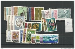 1971 MNH Portugal, Year Complete According To Michel, Postfris - Full Years