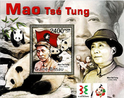 GUINEA-BISSAU 2011 Mi BL 966 MAO TSE-TUNG MINT MINIATURE SHEET ** - Mao Tse-Tung