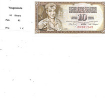 YOUGOSLAVIE BILLET 10 DINARS PICK 82 - Joegoslavië