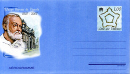 2007 VATICANO Interi Postali A45 Aerogramma NUOVO - Postal Stationeries