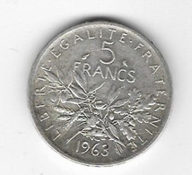 5 Francs Semeuse 5 Ex 1960 X2, 63x1, 65x1, 71x1 - J. 5 Francs