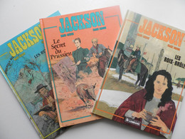 JACKSON PAR MARC RENIER TOMES 1 A 3 (WESTERN EPIQUE) EDITIONS DU LOMBARD COTE 42 € POUR LES 3 - Michel Vaillant