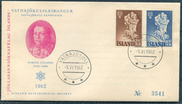 1962 Iceland Sveinn Palsson Glaciological Society Vatnajökull Expedition Cover - Covers & Documents