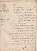 AB443 Obligation De 50000F M. Barbier/ Mme De Quitry & Paillet,1852 (7 Pages) - Historical Documents
