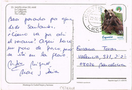 42995. Postal CISTIERNA (Leon) 1996. Vista De Santillana Del Mar, Colegiata - 1991-00 Briefe U. Dokumente