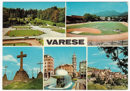 VARESE - VEDUTE - GIARDINI - SACRO MONTE - STADIO - CAMPO SPORTIVO - 1971 - Varese