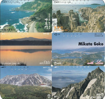 6 X Rar Japan NTT Old Phonecards 310 - 046+ 047+ 052+ 071+ 078+ 083 Nice Thematik Mountain - Japon