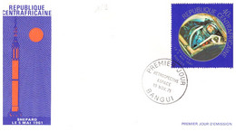 N°242 N -FDC République Centrafricaine -Shepard- - Afrique