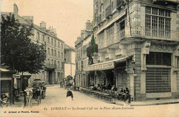 Lorient * Le Grand Café Restaurant Sur La Place Alsace Lorraine * Attelage - Lorient