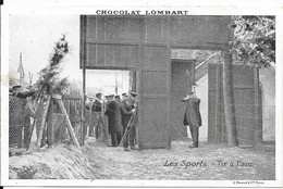 Les Sports - Tir à L'Arc   -  Cpa Publicitaire Chocolat Lombart - Boogschieten