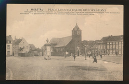 HERSTAL  PLACE LICOUR & EGLISE DE NOTRE DAME - Herstal