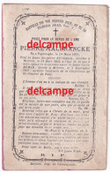 Doodsprentje Pierre Malbrancke Poperinge 1802 En Overleden Te Meteren NORD / France 1867 Duverlie Hémar - Imágenes Religiosas
