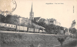 Aiguillon      47           Vue Côté Ouest . Train Et Ligne De Chemin De Fer     (voir Scan) - Sonstige & Ohne Zuordnung
