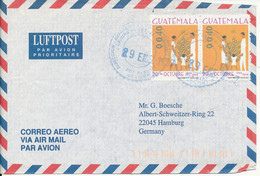 Guatemala Air Mail Cover Sent To Germany 29-1-1997 - Guatemala