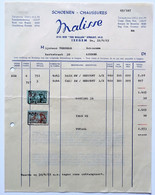 Factuur Schoenen Malisse Izegem 1965 - Vestiario & Tessile