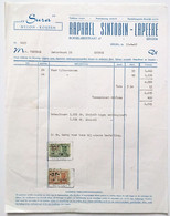 Factuur Kousen Sucra Sintobin-Lapeere Izegem 1960 - Textile & Vestimentaire