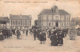 27 -  EURE - ROUTOT - 10530 - Place De La Mairie, Marché Aux Bestiaux - - Routot