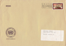 UN Genf - Umschlag Echt Gelaufen / Cover Used (f1838) - Storia Postale