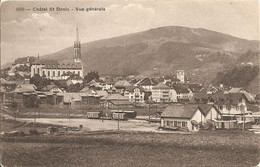 Cpa Chatel St Denis Vue Generale - Châtel-Saint-Denis