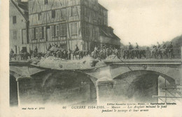 Meaux - Les Anglais Minant Le Pont Pendant Le Passage De Leur Armée - Ww1 - Pub Au Verso AUX NOUVELLES GALERIES - Meaux