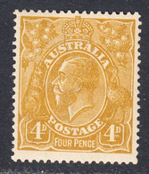 Australia 1924 Mint No Hinge, Wmk 5, Olive-yellow, Sc# ,SG 80 - Ongebruikt