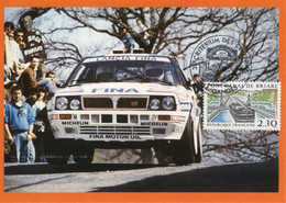 Carte Maximum - France - 33e Rallye Criterium Des Cevennes - Lancia Integrale HF - Bruno Saby - Rally Racing
