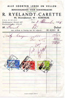 Factuur Ryelandt-Carette Kortrijk 1948 - Textile & Vestimentaire