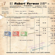 Factuur Verwee Picora Kortrijk 1946 - Alimentos