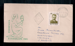 Magyar - Enveloppe En Circulation Avec Cachets Spéciaux - Storia Postale