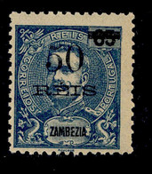 ! ! Zambezia - 1905 King Carlos OVP 50 R - Af. 54 - MVLH - Zambeze