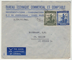 Congo-Kinshasa // Lettre Pour La Suisse - Storia Postale