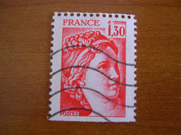 France  Obl   N° 2059 Du Carnet Complètement Excentré - Used Stamps
