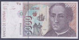 Espagne 5000 Pesetas - [ 4] 1975-… : Juan Carlos I
