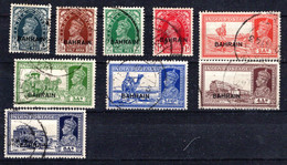 BAHRAIN-INSELN, Michel No.: 20-28 USED, Cat. Value: 125€ - Bahrain (...-1965)