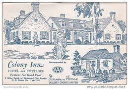 An Address Of Distinction Colony Inn Hotel And Cottages Richmond Virginia - Richmond