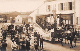 42 - Charlieu - Splendide Carte Photo N°1 - Fête De La Soierie Et Cavalcade Vers 1909-1910 - Charlieu