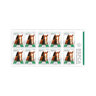 AUSTRALIA 2021 RSPCA: 150 Years Horse Postal Booklet Of 10x $1.10 Advocacy Stamps   (**) - Brieven En Documenten