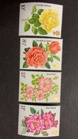 SP) 1976 GREAT BRITAIN, CENTENARY ROYAL SOCIETY ROSE, SET COMPLETE, BRITISH ROYAL MAIL MINT, MNH - Unclassified