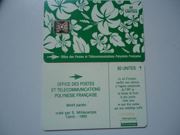 POLYNESIA FRENCH   USED CARDS  FLOWERS - Polynésie Française
