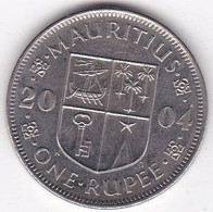 Maurice 1 Rupee 2004, Seewoosagur Ramgoolam, En Cupronickel , KM# 55 - Mauricio